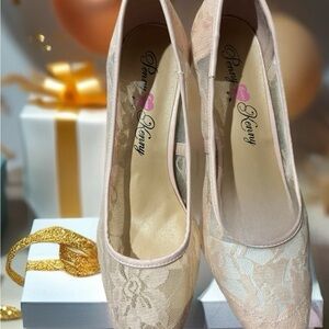 Elegant Lace Heels by New York & Company